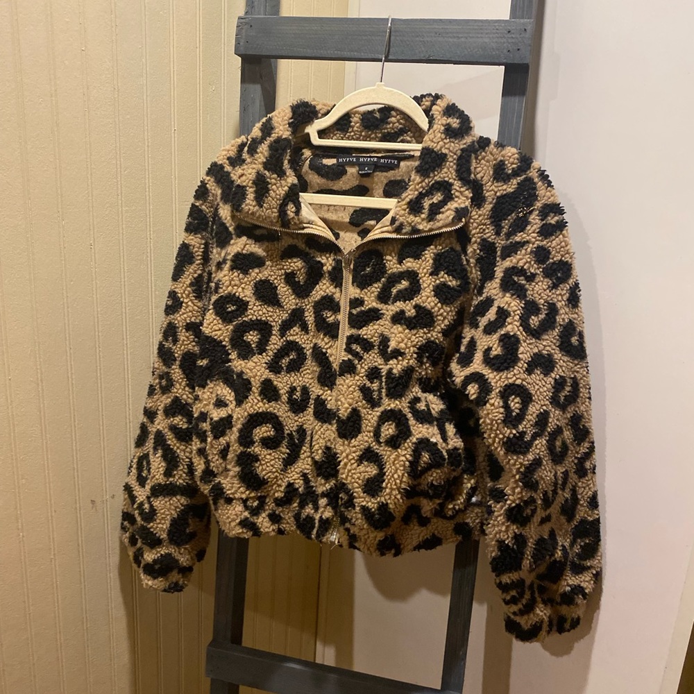 Cheetah bomber jacket
